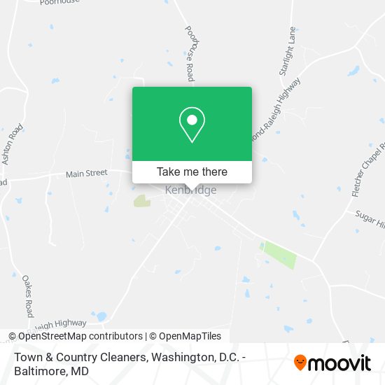 Mapa de Town & Country Cleaners