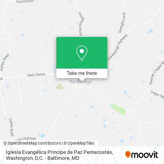Iglesia Evangélica Principe de Paz Pentecostés map