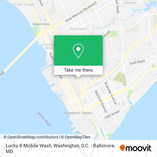 Mapa de Lucky 8 Mobile Wash
