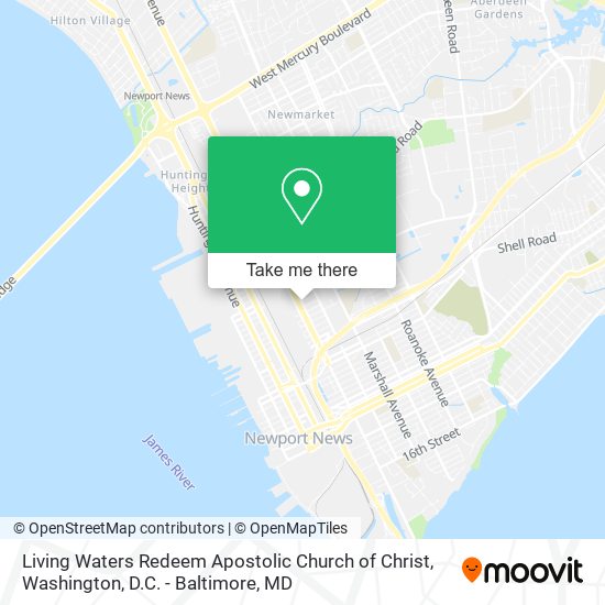 Living Waters Redeem Apostolic Church of Christ map