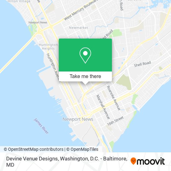 Mapa de Devine Venue Designs