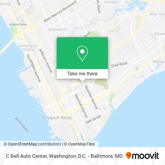 Mapa de C Bell Auto Center