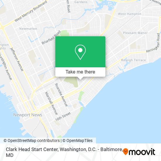 Clark Head Start Center map