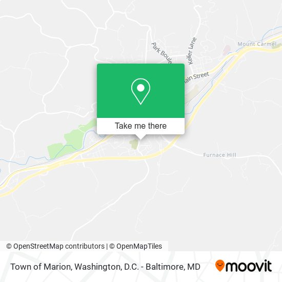 Town of Marion map