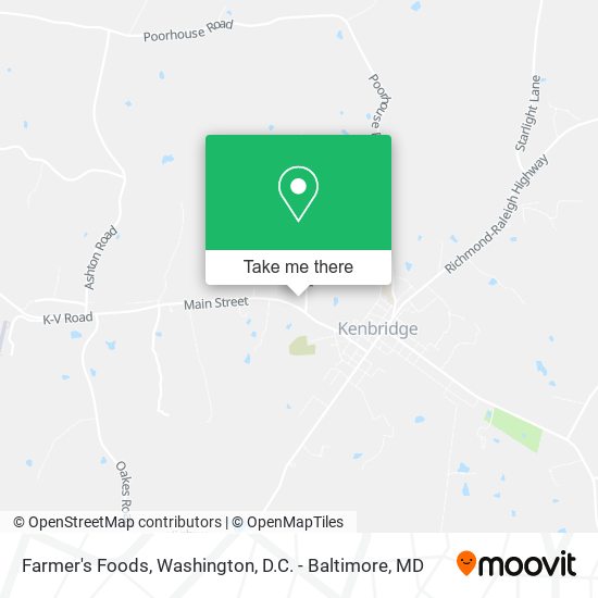 Farmer's Foods map