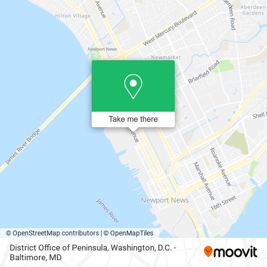 District Office of Peninsula map