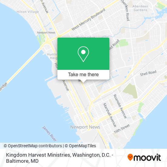 Mapa de Kingdom Harvest Ministries