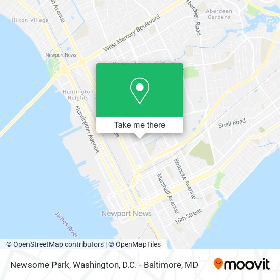 Mapa de Newsome Park