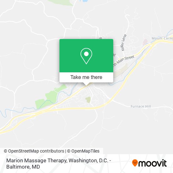 Mapa de Marion Massage Therapy