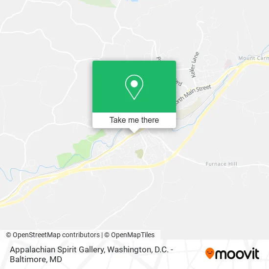 Appalachian Spirit Gallery map
