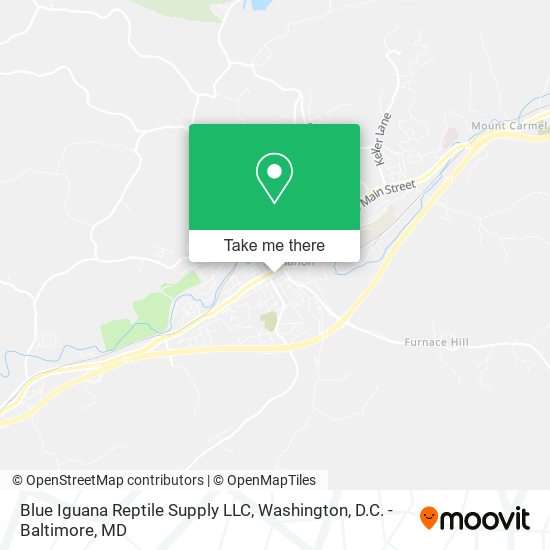 Blue Iguana Reptile Supply LLC map