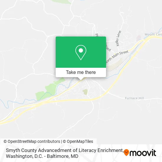 Smyth County Advancedment of Literacy Enrichment map