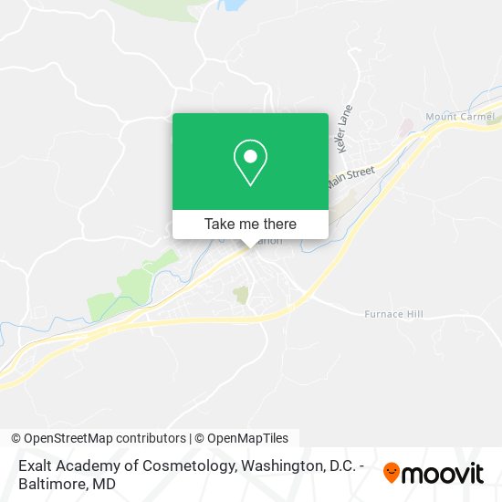 Exalt Academy of Cosmetology map