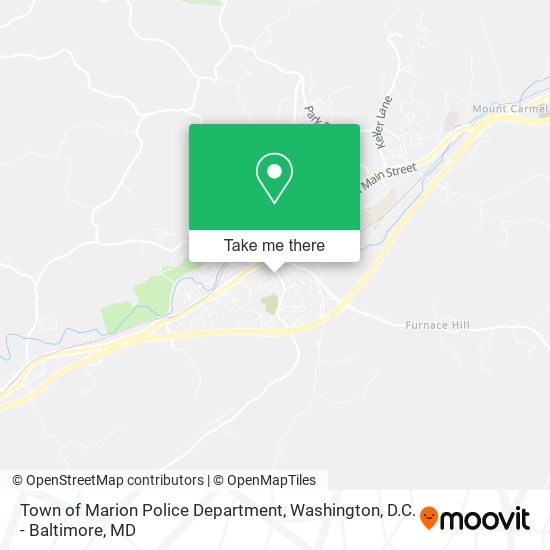 Town of Marion Police Department map