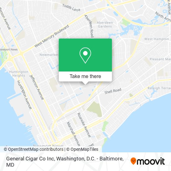 General Cigar Co Inc map