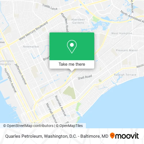 Quarles Petroleum map