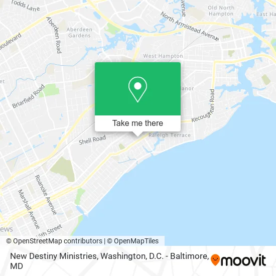 Mapa de New Destiny Ministries
