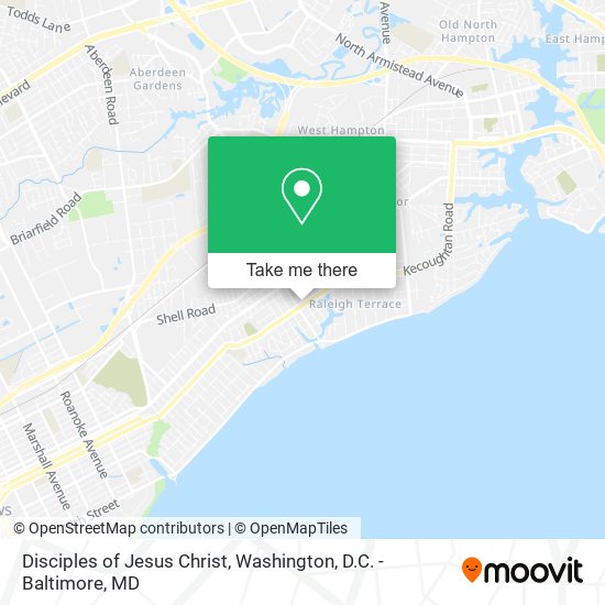 Disciples of Jesus Christ map