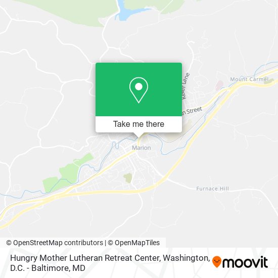 Hungry Mother Lutheran Retreat Center map