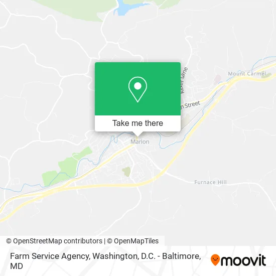 Farm Service Agency map