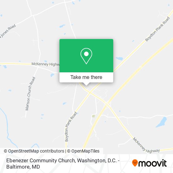 Ebenezer Community Church map