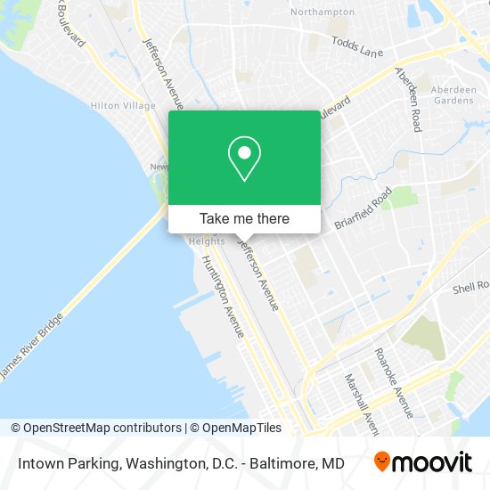 Mapa de Intown Parking