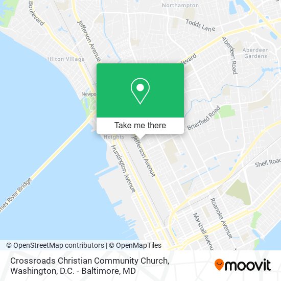 Mapa de Crossroads Christian Community Church