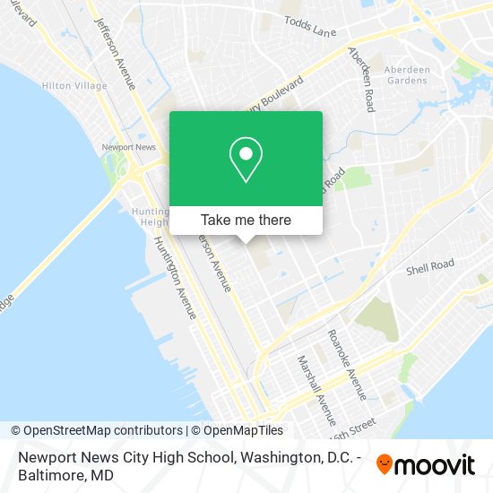 Mapa de Newport News City High School