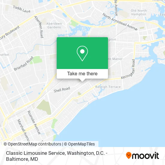Mapa de Classic Limousine Service