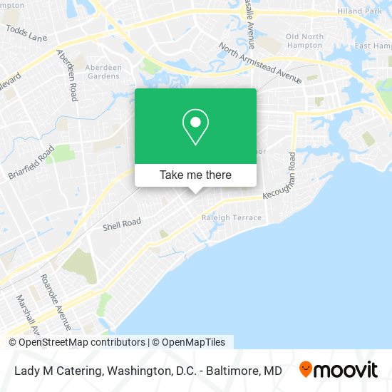 Mapa de Lady M Catering