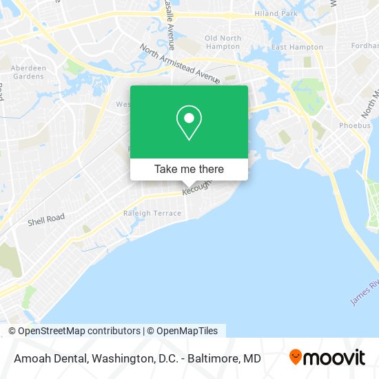 Amoah Dental map