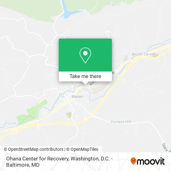 Ohana Center for Recovery map