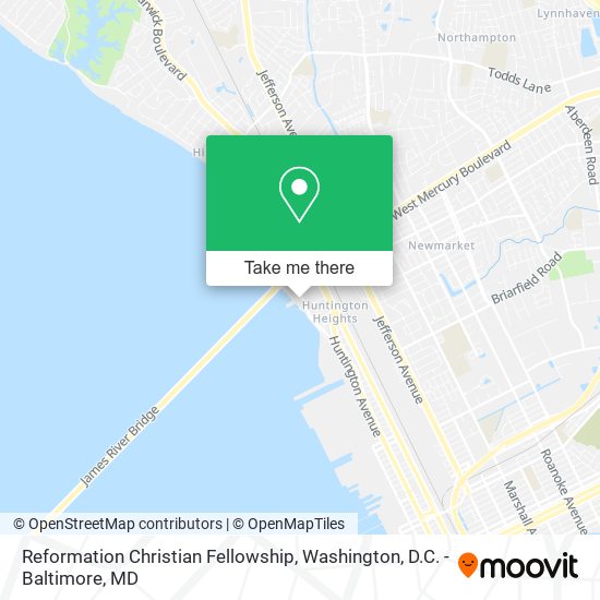 Reformation Christian Fellowship map