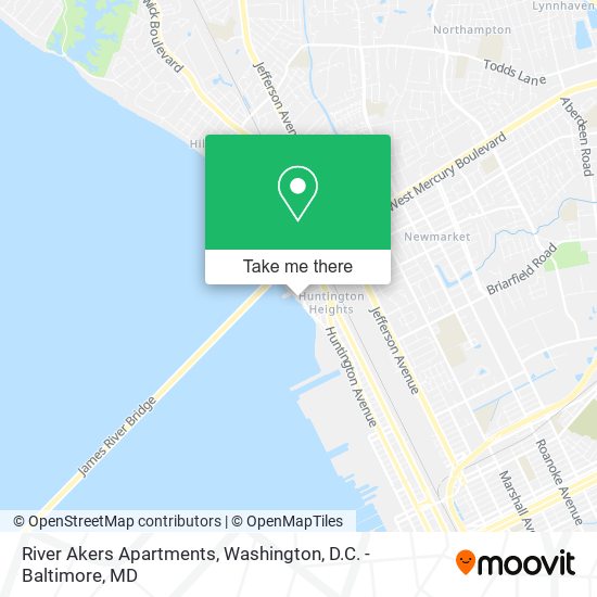 Mapa de River Akers Apartments