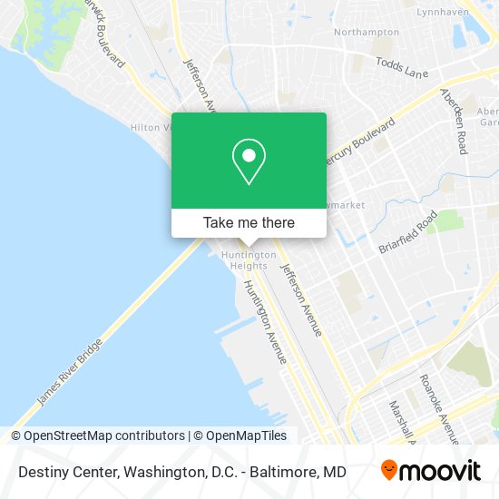 Mapa de Destiny Center