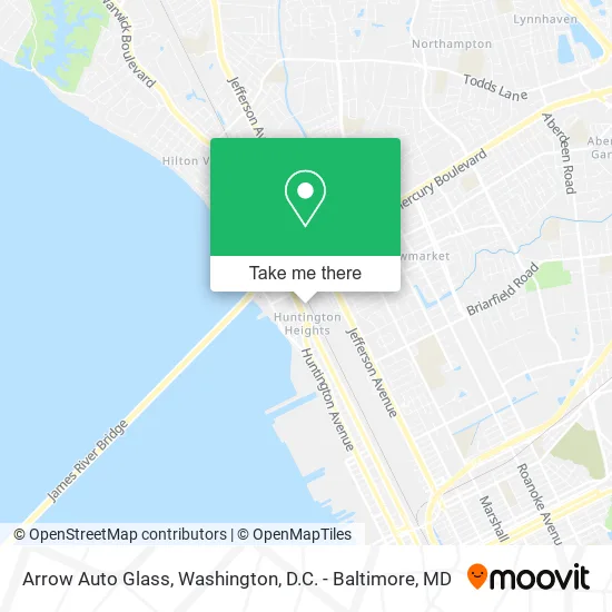 Arrow Auto Glass map