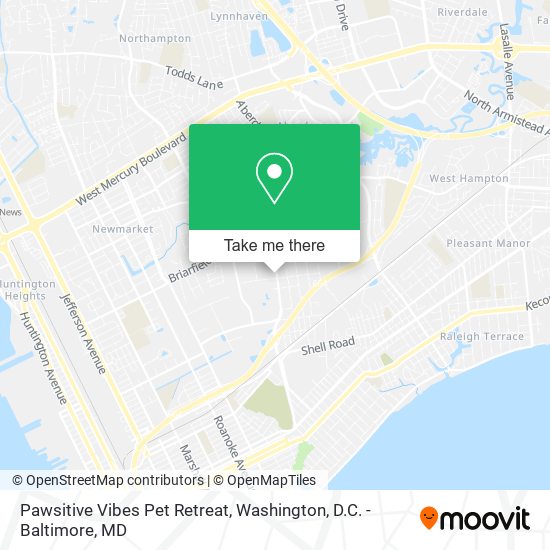 Mapa de Pawsitive Vibes Pet Retreat