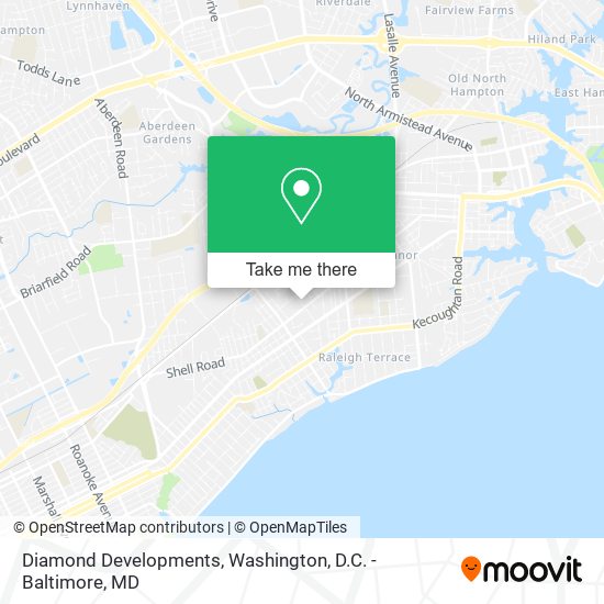 Diamond Developments map