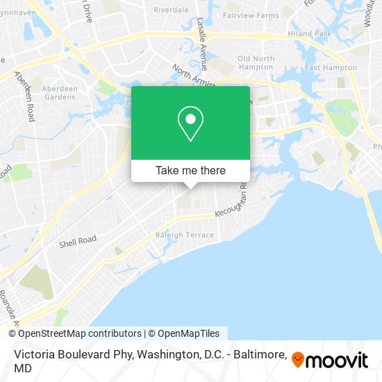 Victoria Boulevard Phy map