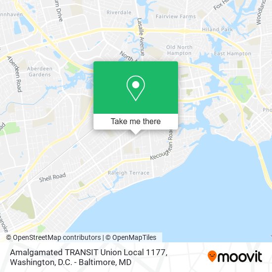Mapa de Amalgamated TRANSIT Union Local 1177