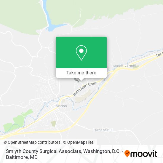 Smiyth County Surgical Associats map