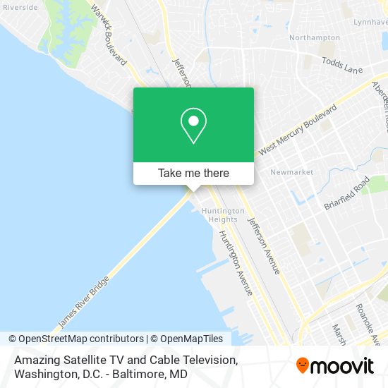 Amazing Satellite TV and Cable Television map
