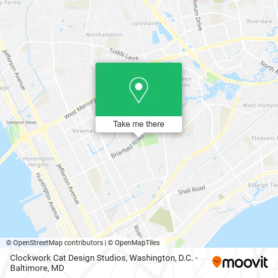 Clockwork Cat Design Studios map