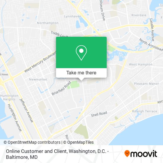 Online Customer and Client map