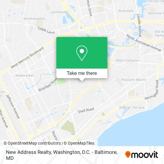 Mapa de New Address Realty