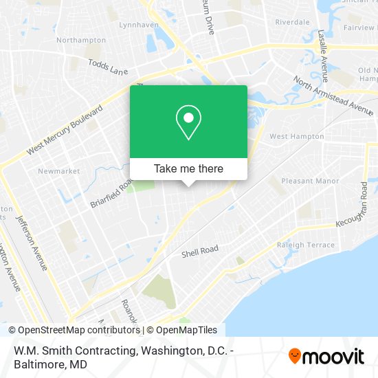 W.M. Smith Contracting map