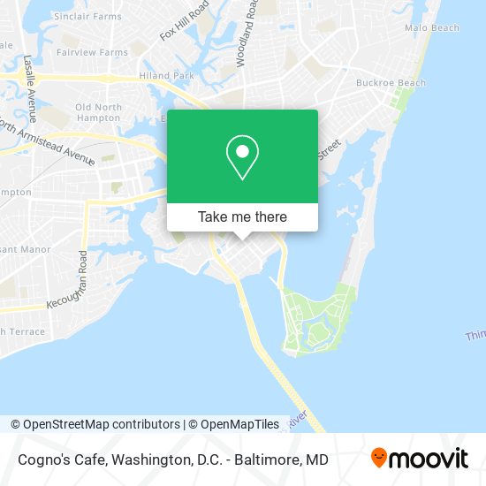 Cogno's Cafe map