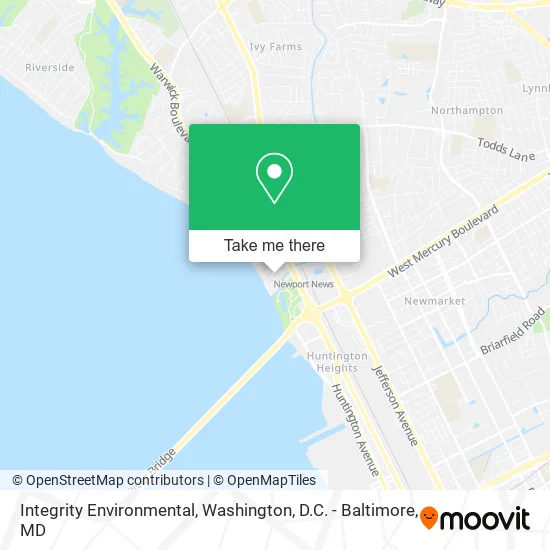 Integrity Environmental map