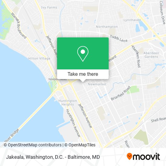 Jakeala map