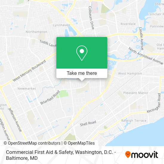 Commercial First Aid & Safety map
